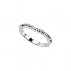 Split Shank Halo Wedding Band