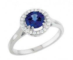 Crocus Halo Ring