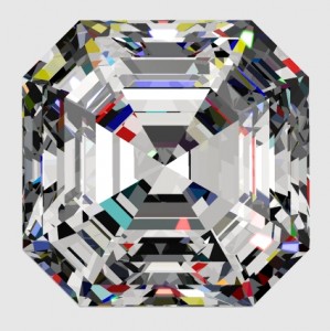 Amora Gem, Asscher cut - final computer model