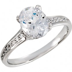 Peach Blossom Ring for Ovals