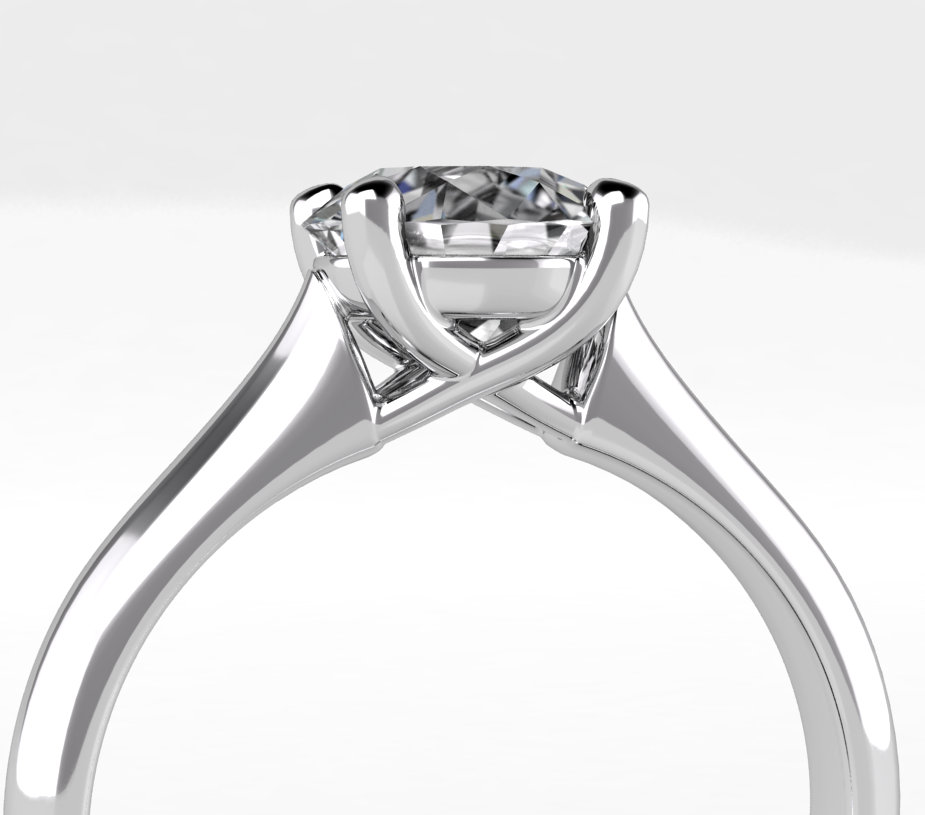 Another new ring design in progress Timeless Trellis Solitaire