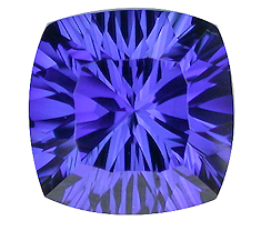  Kashmir Blue Lab Sapphire: Concave Cushion Cut