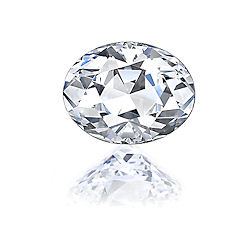 Asha oval diamond simulant