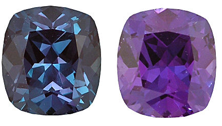 Lab Grown Alexandrite, Cushion Cut - BetterThanDiamond.com