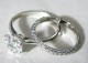 7.5mm H Asha H&A, ring size 8.5, with Micropave Regal Band in palladium.