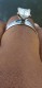 Customer photo: 1.99ct D/IF princess cut Amora Gem, measuring 6.98mm X 6.95mm X 5.15mm set in customer's own platinum ring.