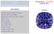Example grading report showing our H&A cushion cut, in a Kashmir blue.  Please note that our Avarra sapphires do not come with grading reports.