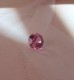 Customer photo of our Avarra H&A Round lab sapphire - Vivid Pink - 7.5mm