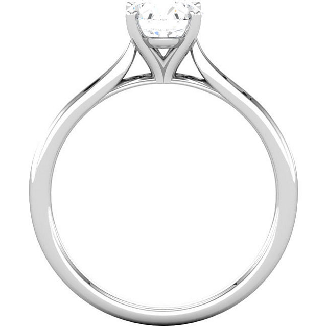 Ginger Cathedral Solitaire Engagement Ring