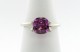 7mm Purple-Pink color changing Sapphire cushion