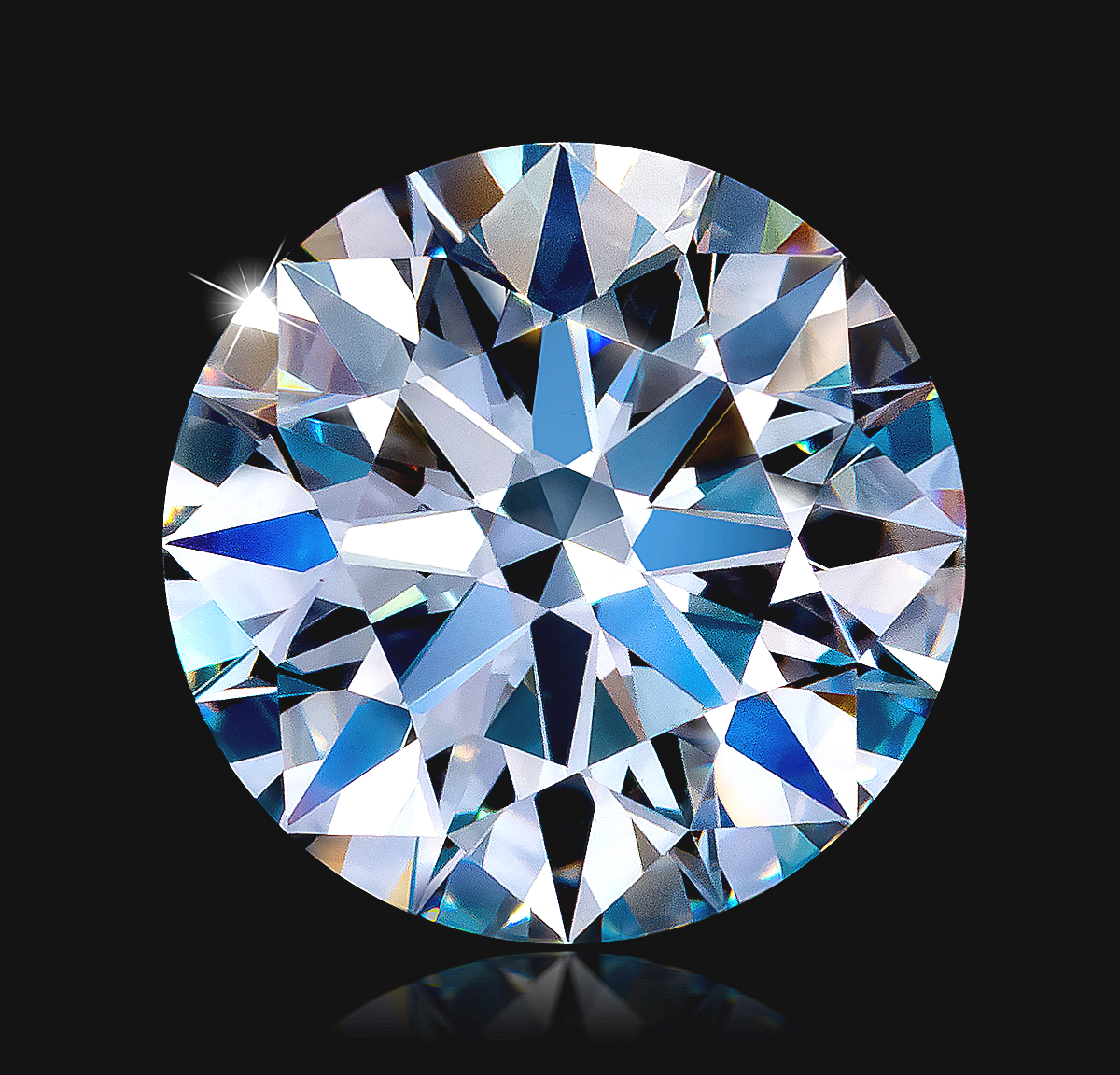 Heart Shape Blue Sapphire Lab Created Loose Stone | 2 Carat - 8 mm | Ziamond Lab Grown Diamond Simulants