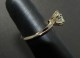 Tiffany Reproduction Ring in 14kt yellow gold, ring size 6 and set with a 7.75mm Universal Pricing Amora Gem